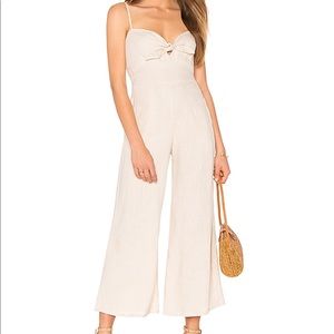 Faithfull the Brand Presley Jumpsuit in Plain Bone